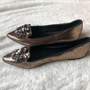 Express Jeweled Holiday Flats